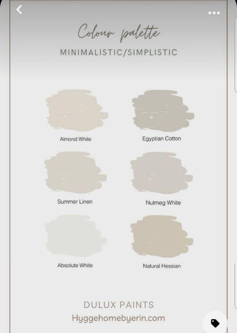 Colours That Go With Egyptian Cotton, Dulux Summer Linen Bedroom, Summer Linen Dulux Paint, Dulux Summer Linen, Egyptian Cotton Paint, Plascon Paint Colours, Clover Painting, Entryway Colors, Kitchen Revamp