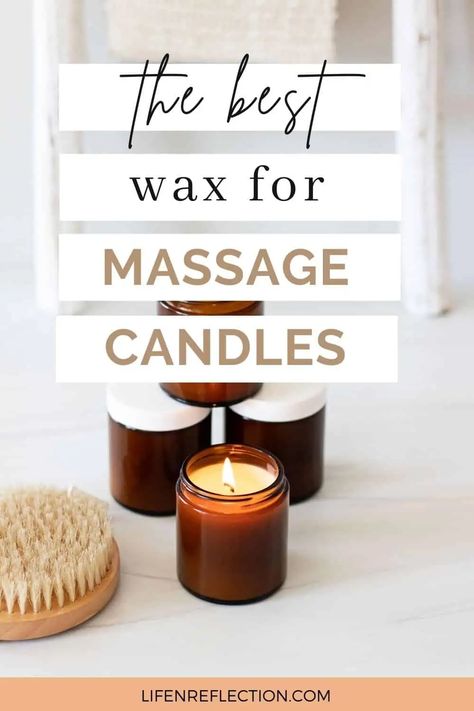 How to Make Massage Candles for a Spa-Worthy Experience Lotion Candle Recipe, Massage Oil Candle Diy, Diy Massage Candle, Massage Candle Recipe, Candle Recipe, Diy Massage Oil, Diy Beauty Gifts, Candle Scents Recipes, Diy Massage