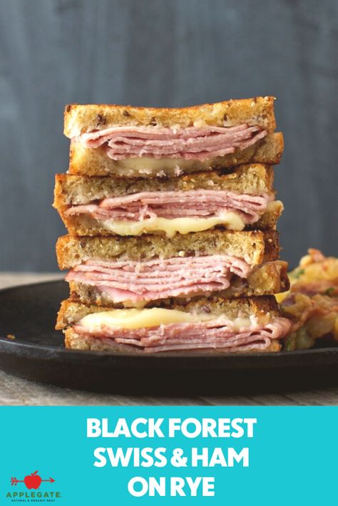 Oktoberfest Recipes, Ham Sandwich Recipes, Ham And Swiss, Black Forest Ham, Jason Clarke, Oktoberfest Food, Breakfast Soup, Gold Potatoes, Classic Sandwich