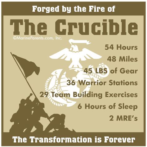 The Crucible During Marine Corps Recruit Training Marine Crucible, Marine Mom Quotes, Crucible Candle, Marine Corps Mom, Marine Corps Quotes, Marines Boot Camp, Marine Quotes, Usmc Mom, Usmc Quotes