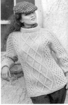 Fishermens Sweater, Free Aran Knitting Patterns, Irish Knitting, Sweater Tree, Knitting Patterns For Women, Aran Knitting, Aran Jumper, Irish Sweater, Aran Knitting Patterns