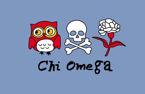 Chi Omega Graphics Design, Chi Omega Aesthetic, Chi Omega Graphics, Chi Omega Recruitment, Omega Red, Chi Omega Sorority, Sorority Ideas, Banner Ideas, Go Greek