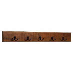 Revive Reclaimed Wood Wall-Mounted Coat Hook Natural - Alaterre Coat Hooks On Wall, Standing Coat Rack, Bench Set, Hook Rack, Reclaimed Wood Wall, Reclaimed Timber, Reclaimed Wood Furniture, Hall Tree, Entryway Furniture