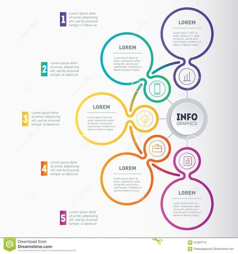 Web Template Of A Chart, Mindmap Or Diagram With 5 Steps. Vector Stock Vector - Illustration of info, color: 101827712 Mindmap Design, Bubble Diagram Architecture, Flow Chart Design, Bubble Diagram, خريطة ذهنية, Mind Map Design, Chart Infographic, Design Powerpoint, Org Chart