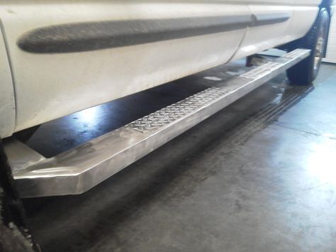 Homemade Running Boards - Dodge Cummins Diesel Forum Truck Bumper Ideas, Running Boards For Trucks, Custom Bumpers For Trucks, Truck Running Boards, Truck Bumpers Dodge, Offroad Bumper, Flatbed Truck Beds, Custom Front Bumpers For Trucks, Dodge Cummins Diesel