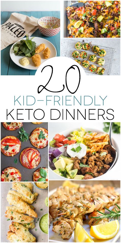 These kid-friendly Keto dinners are the perfect way to stick to a Keto diet, while making meals your whole family will love. Keto Dinners, Recetas Keto, Kid Friendly Dinner, Keto Diet Menu, Keto Recipes Dinner, Diet Vegetarian, Keto Recipe, Ketogenic Recipes, Go For It