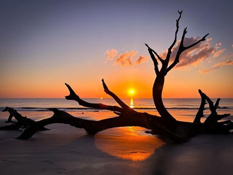 iPhone  Photography | Sunrise on the Jekyll Island, 2023 | Facebook Gouache Ideas, Sunsets Photo, Ghana Flag, Seascape Photography, Dragonfly Dreams, Jekyll Island, Apple Devices, Lake Sunset, Sun Set