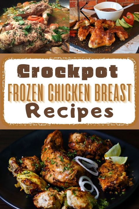 Crockpot Frozen Chicken Breast Recipes Easy Frozen Chicken Breast Recipes, Chicken Breast Crock Pot Recipes, Frozen Chicken Breast Recipes, Chicken Breast Crock Pot, Frozen Chicken Crockpot Recipes, Frozen Chicken Crockpot, Chicken Breast Recipes Slow Cooker, Cooking Frozen Chicken Breast, Chicken Breast Slow Cooker