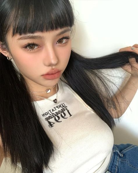 Asian Baby Girl Makeup, Asian Baby Girl, Asian Baby, Asian Babies, Girls Makeup, Art Reference Photos, Ulzzang Girl, Maquillaje De Ojos, Hair Inspo