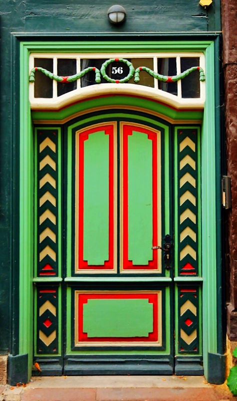 Behind The Green Door, Colorful Doors, Saxony Germany, Gorgeous Doors, Lower Saxony, Door Entryway, Cellar Door, Cool Doors, Entrance Ways