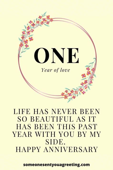 Wish your partner or a couple you know a happy 1st anniversary with these touching 1st anniversary wishes and messages | #anniversary #1st #1stanniversary #first Happy 1st Year Anniversary, 1anniversary Wishes, 1 Year Anniversary Lines For Boyfriend, 1st Engagement Anniversary, First Marriage Anniversary Quotes, First Engagement Anniversary Quotes, 1st Anniversary Wishes, Happy 1st Anniversary Wishes, First Wedding Anniversary Wishes