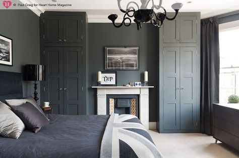 Built in alcove wardrobes around fireplace Alcove Wardrobe, Bedroom Built In Wardrobe, Bedroom Cupboards, Victorian Bedroom, Bedroom Minimalist, Built In Cupboards, Bedroom Fireplace, Trendy Bedroom, Bedroom Wardrobe