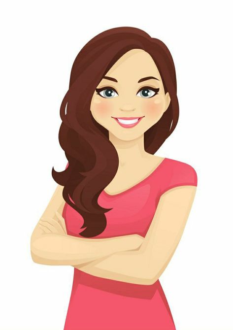 Woman With Arms Crossed, Kitchen Design Images, 2d Character Animation, Business Cartoons, Smiling Woman, Minimalist Kitchen Design, Portrait Woman, Best Kitchen Designs, Boho Kitchen