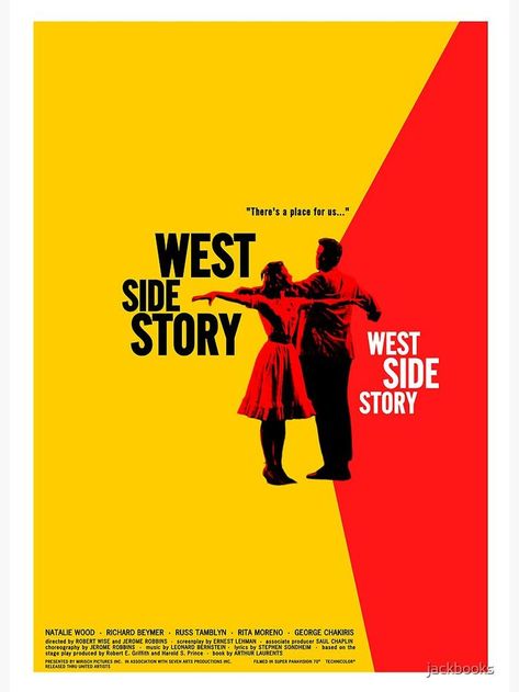 West Side Story Poster, Richard Beymer, Story Collage, Drowsy Chaperone, Russ Tamblyn, George Chakiris, Jerome Robbins, Leonard Bernstein, Rita Moreno