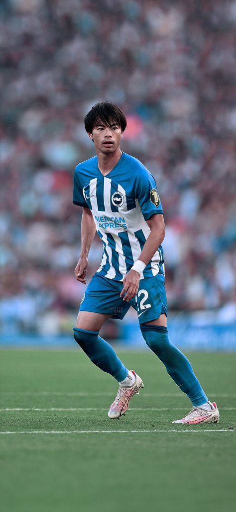 Mitoma Kaoru Wallpaper, Mitoma Kaoru, Wallpaper Football Players, Japan World Cup, Wallpaper Football, Neymar Football, Brighton & Hove Albion, Soccer Goal, Brighton And Hove