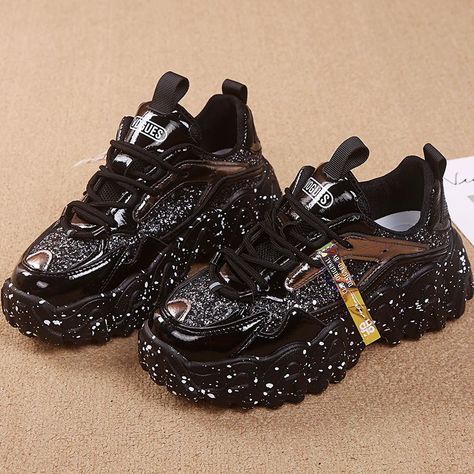 Platform Sneakers Women, Shoes Chunky, Light Sneakers, Women Casual Shoes, Dad Shoes, Mens Shoes Casual Sneakers, Casual Sneakers Women, Yellow Shoes, Mesh Shoes