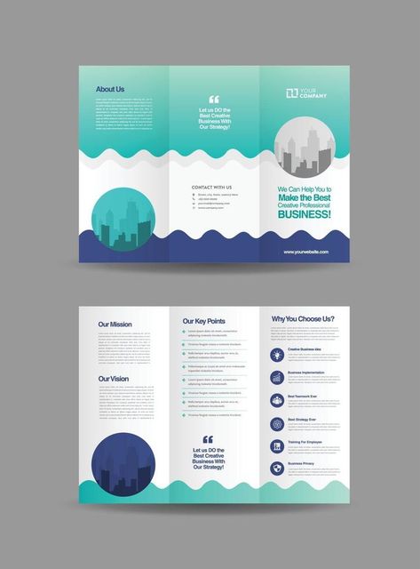 Business Trifold Brochure Design or Three Folded Advert or Handout Design Double Gate Fold Brochure, Three Fold Brochure Design, Fold Brochure Design, Handout Design, Double Gate, Trifold Brochure Design, Fold Brochure, Three Fold, Trifold Brochure