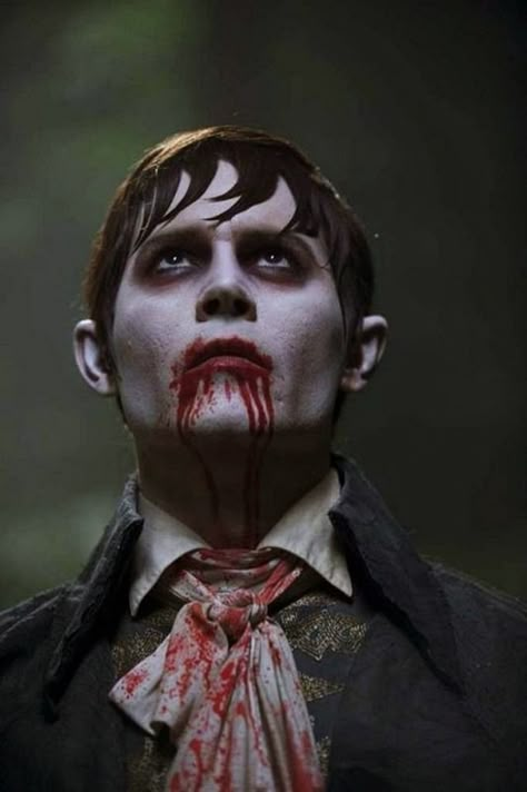 Dracula Makeup, Dark Shadows Movie, Shadow Costume, Scary Couples Halloween Costumes, Addams Family Musical, Dracula Costume, Johnny Depp Wallpaper, Shadow Film, Barnabas Collins