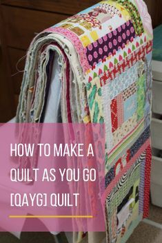 Hantverk Diy, Make A Quilt, Quilt Modernen, Quilt As You Go, Diy Quilt, Quilting For Beginners, Quilting Techniques, Rag Quilt, Quilting Tips