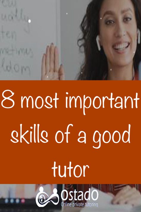 If you want to know the most important skills of a good tutor! and how to choose the best tutor, click here to read more! How To Be A Tutor, How To Tutor, Tutor Tips, Tutoring Resources, Private Teacher, Tutoring Business, Reading Tutoring, Home Tutors, List Of Skills