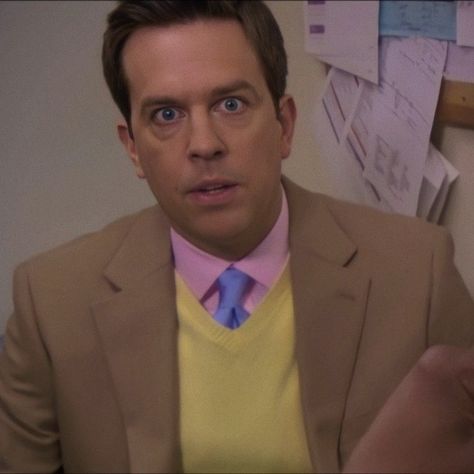 the office | andy bernard | aesthetic icons The Office Andy, Andy Bernard, Ed Helms, Office Icon, Modern Office, Live Action, The Office, Tv, Memes