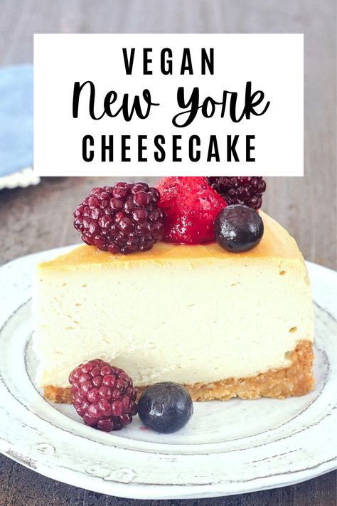 Vegan New York, Dairy Free Cheesecake Recipe, Weight Watcher Desserts, Processor Recipes, Dairy Free Cheesecake, Cheesecake Vegan, Vegan Cheesecake Recipe, Coconut Dessert, Dessert Cakes