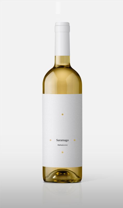 Saramago wine by Yodo , via Behance #taninotanino #vinosmaximum Wine Bottle Label Design, Wine Label Packaging, Brandy Bottle, Pinot Noir Wine, Wine Bottle Design, Rum Bottle, Bottle Label Design, Expensive Wine, Whisky Bottle