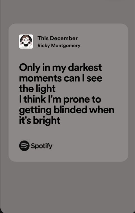 This December Ricky Montgomery, Ricky Montgomery Lyrics, December Lyrics, Ricky Montgomery, Best Song Ever, I Saw The Light, In Other Words, Music Taste, Best Songs