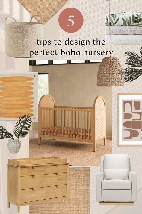 Need nursery inspo and nursery ideas? Check out our five tips for designing the perfect boho-inspired natural nursery. Explore our selection of elevated, modern nursery furniture including gender neutral crib, dresser, and seating options, and style a space that both you and your little one will love. With the right nursery decor, you can create a room that's not your normal boho nursery. Boho Cribs, Eclectic Organic, Nursery Corner, Hippie Nursery, Gender Neutral Crib, Small Room Nursery, Modern Nursery Furniture, Cozy Baby Room, Adding Numbers