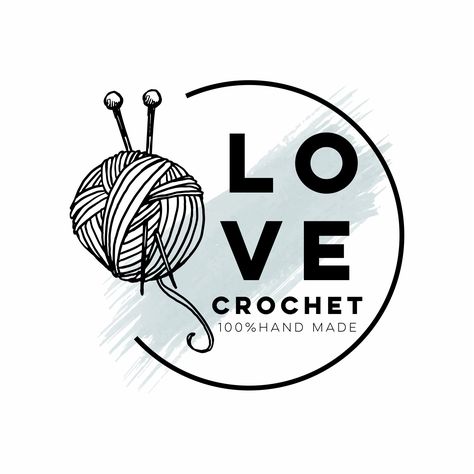 logo, Productos en crochet - gran amiga. Crochet Icons Logo, Crochet Logo Ideas, Crochet Logo Design Free, Crochet Logo Design Ideas, Crochet Logo Design, Handmade Logo Design, Ls Logo, Crochet Logo, Small Business Marketing Plan