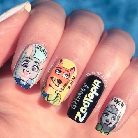 Zootopia nails #nails Zootopia Nails, Creative Nail Designs, Zootopia, Creative Nails, My Nails, Nails Nails, Nail Designs, Nail Art, Nails