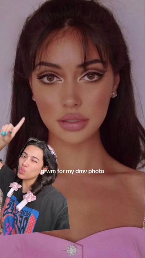 Grwm for my controversial dmv drivers license pic #dmv #passportphotom... | passport makeup | TikTok Drivers Lisence Photos Makeup, License Photo Makeup, Drivers Licence Photo, Licence Photo, Passport Makeup, Drivers Lisence, Drivers Licence, Makeup Tiktok, Photo Makeup