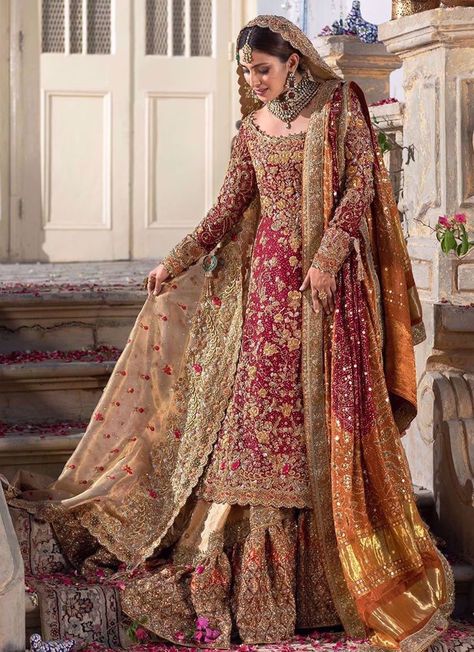 Bridle Dress, Pakistani Bridal Couture, Dressing Design, Red Bridal Dress, Desi Wedding Dresses, Nikkah Dress, Asian Bridal Dresses, Latest Bridal Dresses, Bridal Dresses Pakistan