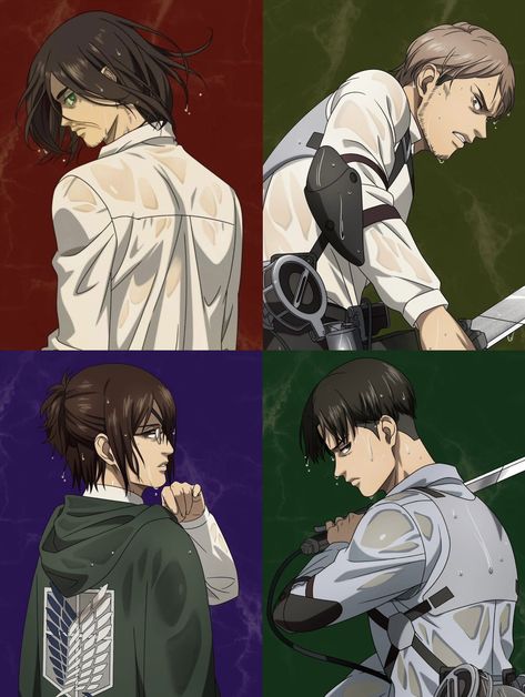 Season 4 Levi, Attack On Titan Illustration, Attack On Titan Official Art, Aot Manga, Aot Armin, Eren Aot, Hange Zoe, Attack On Titan Comic, Eren X Mikasa