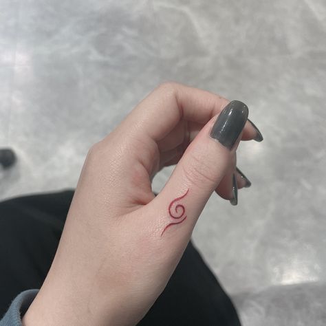 Tiny Naruto Tattoos, Cute Naruto Tattoo, Subtle Naruto Tattoos, Anime Mini Tattoo, Anime Tattoo For Women, Anime Tattoos Small Naruto, Naruto Minimalist Tattoo, Naruto Small Tattoos, Naruto Tattoo Ideas Minimalist