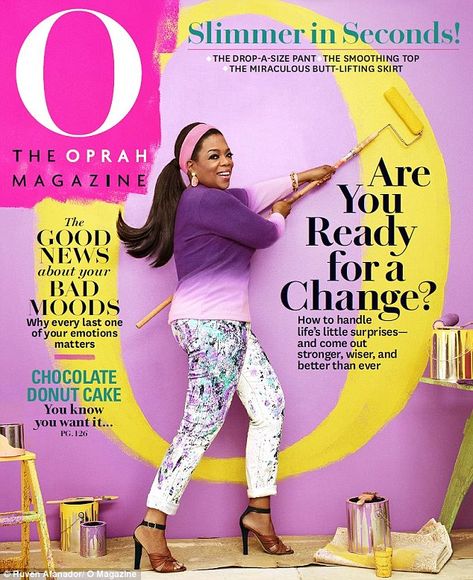 Oprah looks awesome! Pictures Of Ireland, Review Design, Health Ads, Office Security, Magazine Front Cover, To Pimp A Butterfly, Oprah Magazine, Rosario Dawson, Mood Changes