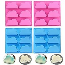 Soap Moulds, How To Make Clouds, 3d Clouds, Candy Gummy, Glycerin Soap Base, Soap Making Molds, Soap Base, Cloud Shapes, Glycerin Soap