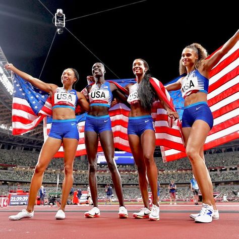 Tokyo Summer, Sydney Mclaughlin, Olympic Track And Field, 1968 Olympics, Track Pictures, Allyson Felix, Track Team, 2020 Olympics, Usa Olympics