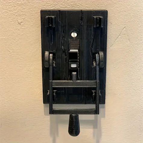 Light Switch Cover With Flip Handle, Light Switch Plate, Horror Movie Props Light Switch Cover, Home Decor - Temu Horror Bedroom Ideas, Horror Bedroom, Frankenstein Light Switch, Steampunk Light, Spooky Home Decor, Steampunk Lighting, Creepy Halloween Decorations, Film Horror, Goth Home Decor