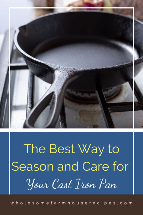 cast iron pan on stove Season Cast Iron Pan, Season Cast Iron, Season Cast Iron Skillet, Seasoned Cast Iron Pan, Cast Iron Care, Healthy Dog Treats Homemade, Seasoning Cast Iron, Cast Iron Cooking, 7 Minutes