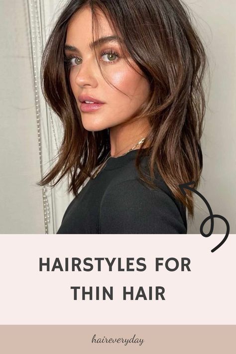 Mid Length Haircuts Fine Hair, Medium Length Fine Hairstyles, Medium Length Hair Styles Everyday, Best Haircut For Fine Hair, Long Bob Hairstyles For Fine Hair, How To Style Fine Hair, Long Fine Hair Hairstyles, Short Fall Haircuts, Fall 2024 Hair Trends Haircuts