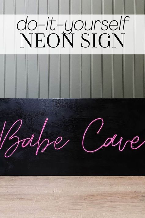 Diy Neon Sign Painting, Neon Sign Ideas Bedroom, Neon Sign On Wood, El Wire Diy, Diy Name Sign, El Wire Sign, Prom Planning, Diy Neon Sign, Cardboard Creations