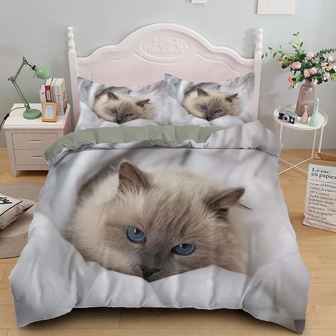 Your cat's comfort is just a click away with Amazon's bed selection. Teen Boy Bedroom Decor, Cat Bedding, Pillow Shames, Kitten Beds, Queen Size Duvet Covers, Teen Boy Bedroom, Pillowcase Pattern, Boys Bedroom Decor, King Bedding Sets