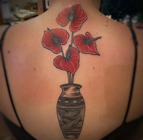 Urn Tattoo, Anthurium Tattoo, Small Tattoo, Small Tattoos, Tattoos, Pins, Quick Saves