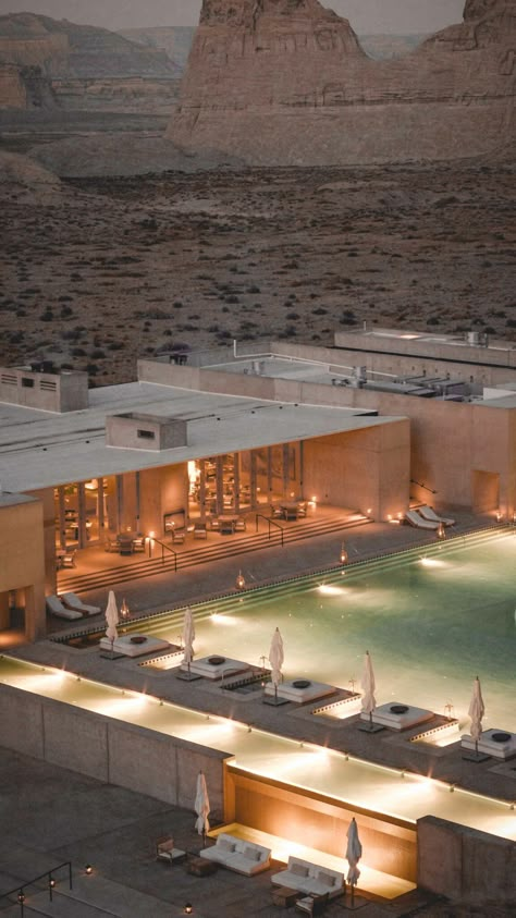 Amangiri Hotel, Jaipur Hotel, Fort Lauderdale Hotels, Water Pavilion, Retreat Design, Amangiri Resort, Garden Escape, Desert Resort, Cinder Block Walls