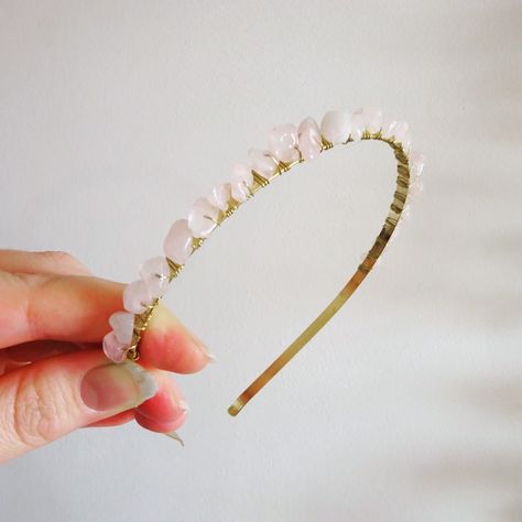 Rose Quartz Crown, Rose Quartz Accessories, Hair Assesories, Crystal Crowns, Gem Hair, Antler Headband, Horn Headband, Copper Jewellery, Crystal Hair Accessories