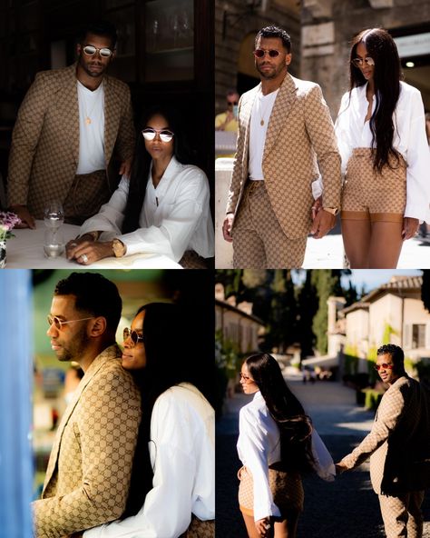 Cute Couple Outfits Casual, Ciara Style, Dope Couples, Ciara And Russell Wilson, Ciara And Russell, Sweet Couples, Couples Fashion, African American Couples, Black Pinterest