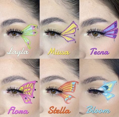 Stella Winx Club Makeup, Winx Makeup Inspired, Winx Club Makeup Looks, Bloom Winx Club Makeup, Winx Inspired Makeup, Flora Winx Makeup, Aesthetic Makeup Videos, Winx Club Makeup, Winx Makeup