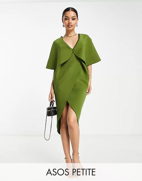 Search: cape - page 1 of 1 | ASOS Cape Wedding Dress, Maternity Midi Dress, Olive Green Dresses, Asos Petite, Winter Party Dress, Wrap Midi Dress, Green Midi Dress, Long Sleeve Floral Dress, Satin Slip Dress