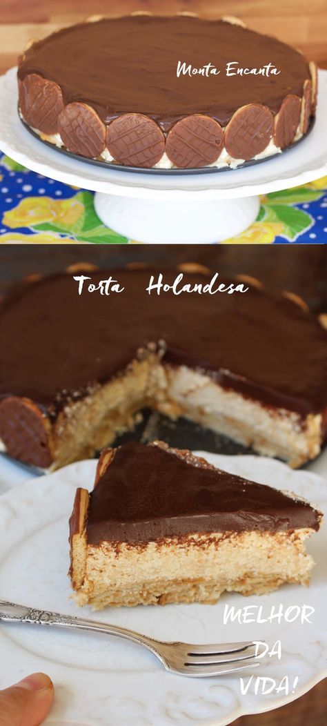 Torta Holandesa mais gostosa da vida! - Monta Encanta Brazilian Food, Delicious Pies, Sweet Tarts, Sweets Desserts, Just Desserts, Cake Desserts, Sweet Recipes, Delicious Desserts, Cake Recipes